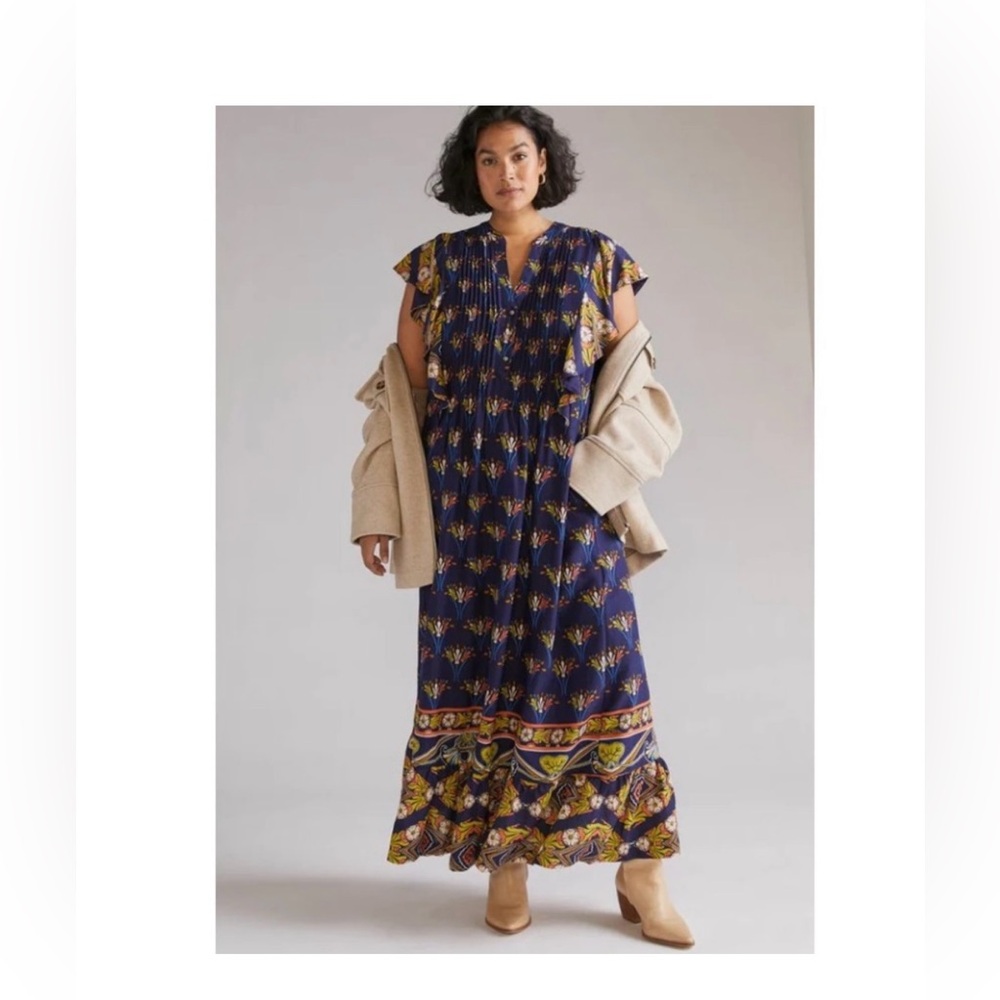 Anthropologie Maeve Cassandra Maxi Dress - Size 1X